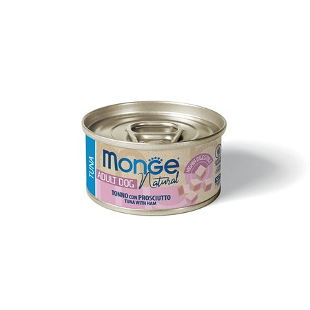 monge natural dog tonnetto striato con fegatini di pollo 95 gr umido per cani 8187