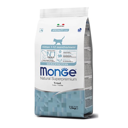 monge natural superpremium kitten trota 1 5 kg per gatti