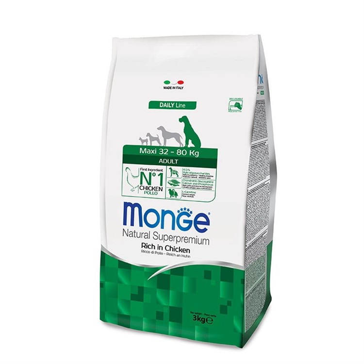 Monge Superpremium Maxi Adult 3 kg Cane Pollo