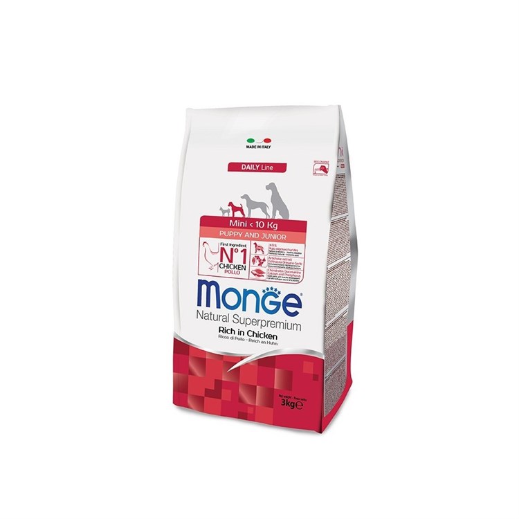 Monge Superpremium Mini Puppy Junior 800 Gr Al Pollo Per Cane