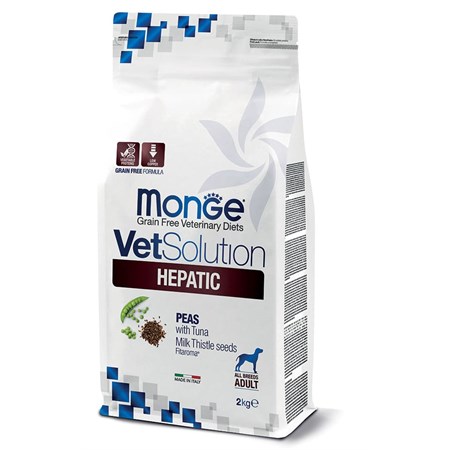 monge vetsolution hepatic 2 kg per cani