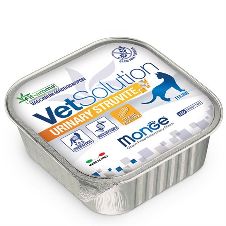 monge vetsolution urinary struvite 100 gr vaschetta umido per gatti