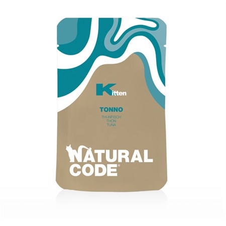 natural code kitten bustina tonno 70 gr per gatti bustina