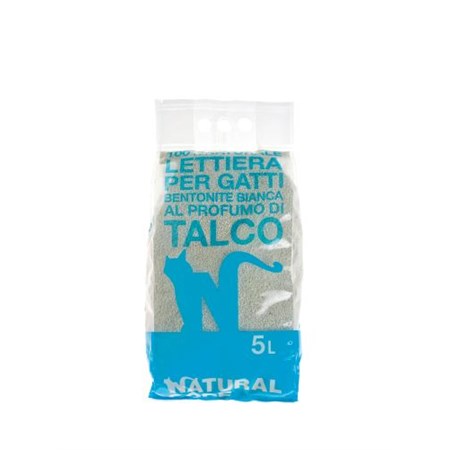 natural code lettiera bentonite profumata al talco 10 lt per gatti