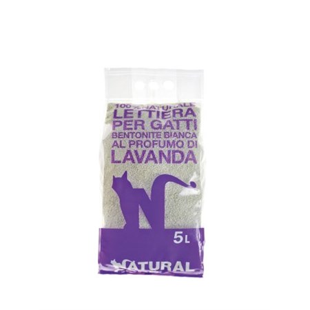 natural code lettiera bentonite profumata al lavanda 5kg