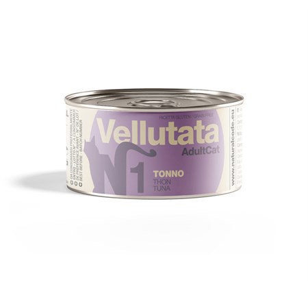 natural code vellutata 01 tonno 85 gr per gatti