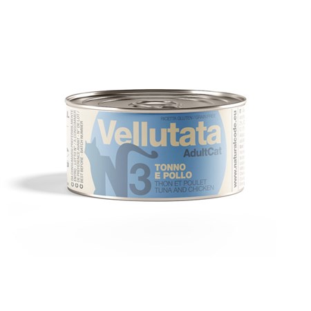 natural code vellutata 03 tonno pollo 85 gr per gatti