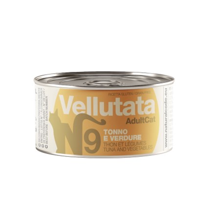 natural code vellutata 09 tonno e verdure 85 gr per gatti
