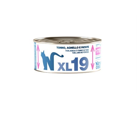 natural code xl 19 tonno agnello e patate 170 gr per gatti