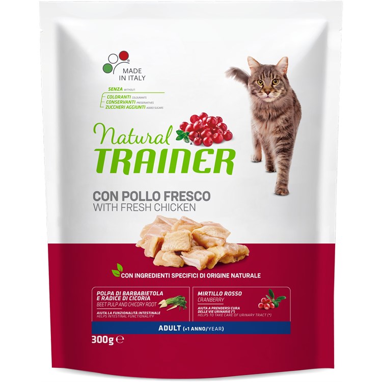 Natural Trainer Adult con Pollo 300 gr per Gatti