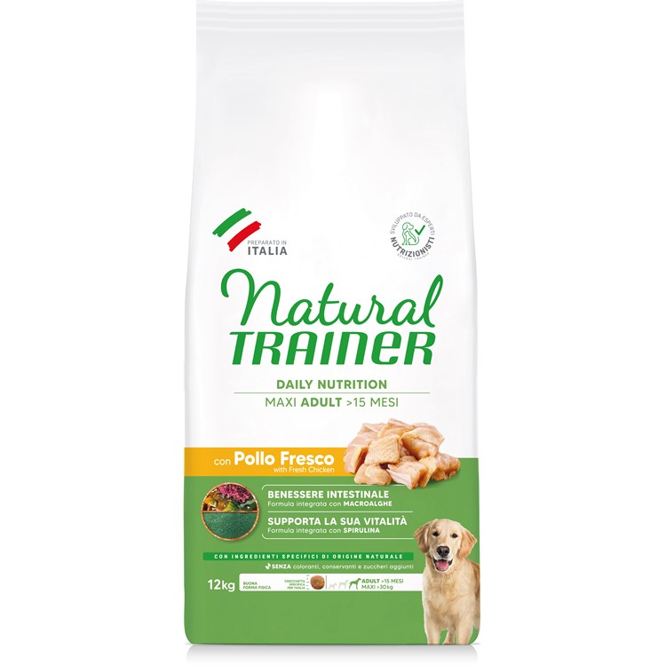 Natural Trainer Adult Maxi Pollo Cane kg 12