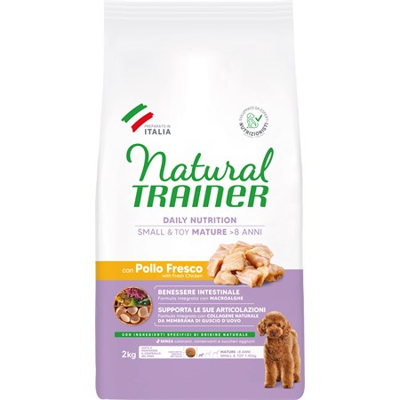 natural trainer adult mini small toy maturity pollo 2 kg cane