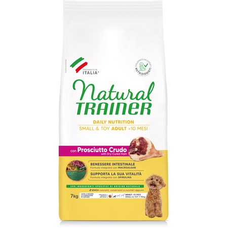 natural trainer adult mini small toy prosciutto 7 kg