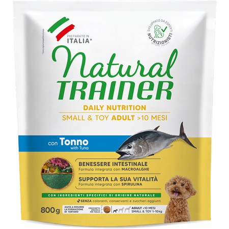 natural trainer adult mini small toy tonno 800 gr cane
