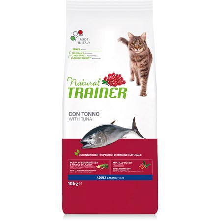 natural trainer adult tonno 10 kg per gatti