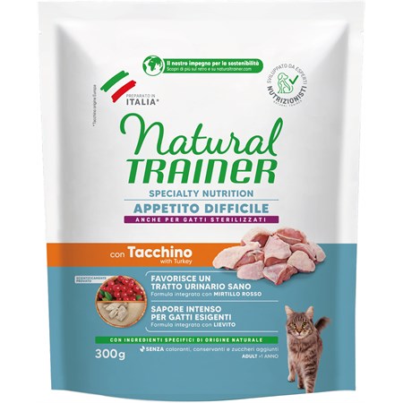 natural trainer exigent carni bianche fresche 300 gr gatto