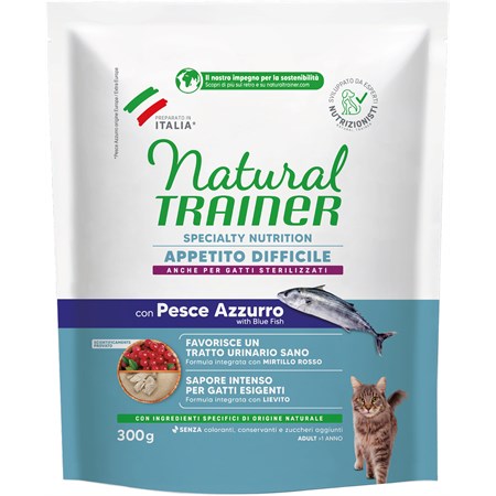 natural trainer exigent pesce azzurro 300 gr gatto