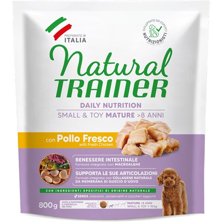 natural trainer mini small toy maturity pollo 800 gr cane