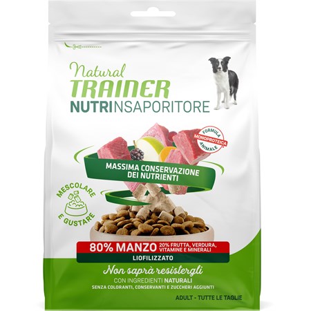 natural trainer nutrinsaporitore adult manzo 40g