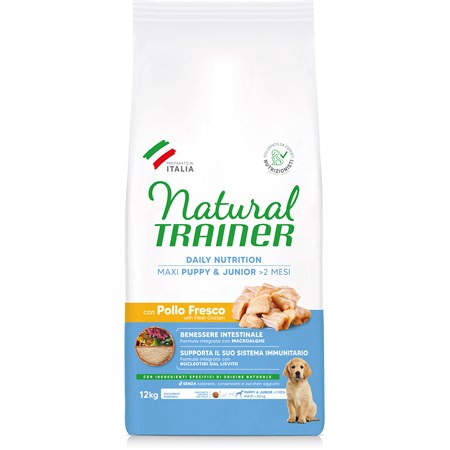 natural trainer puppy maxi 1 8 mesi 12 kg