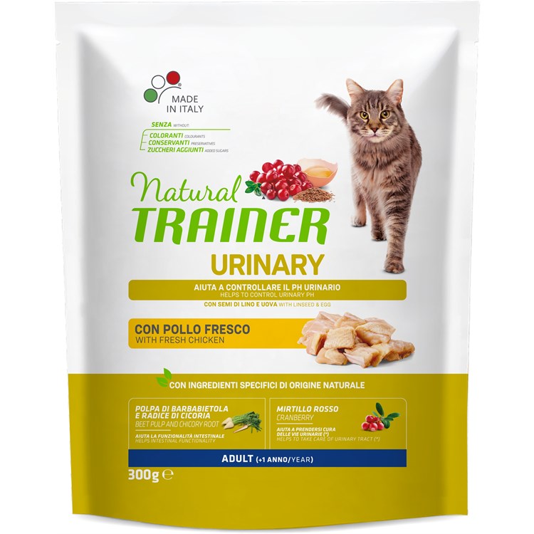 Natural Trainer Urinary Con Pollo 300 Gr Per Gatti