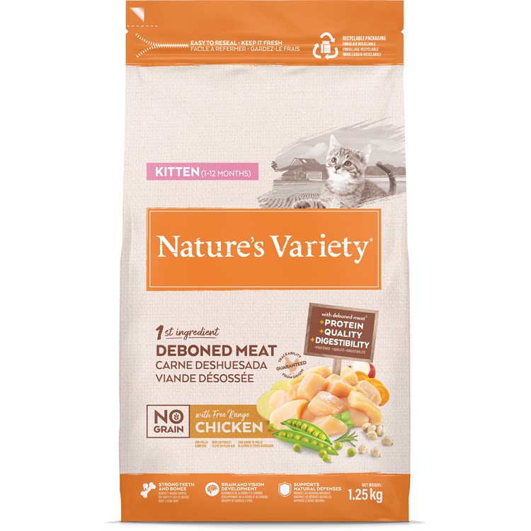 Nature's Variety Cat No Grain Kitten Pollo 1,25kg