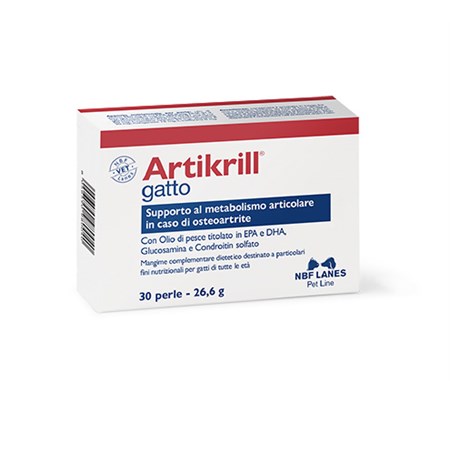 nbf lanes artikrill 30 perle condroprotettore per gatti