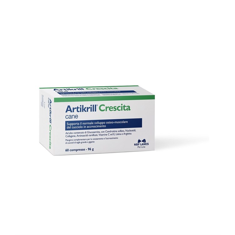 Nbf Lanes Artikrill Crescita Cane 60 Compresse SCAD 31.10.2023