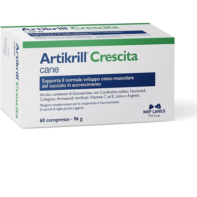 Nbf Lanes Artikrill Crescita Cane 60 Compresse