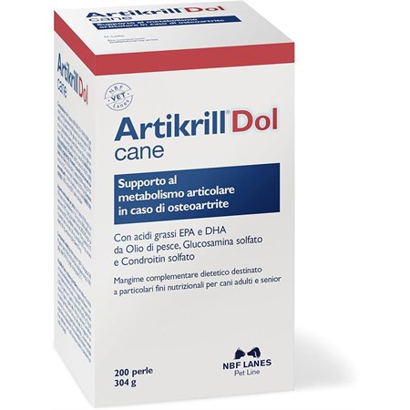 nbf lanes artikrill dol 200 perle condroprotettore per cani