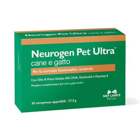 nbf lanes neurogen pet ultra 30 compresse per cani e gatti