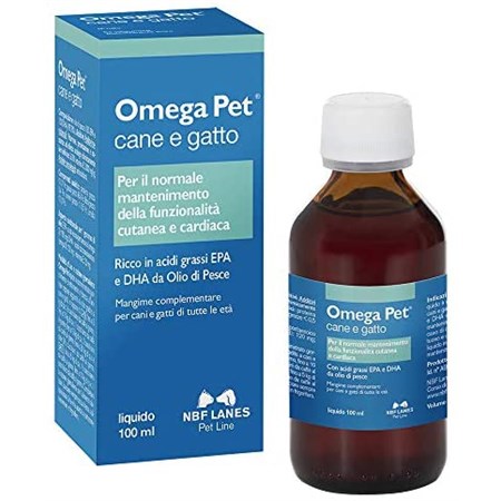 nbf lanes omega pet 100 ml gocce liquido