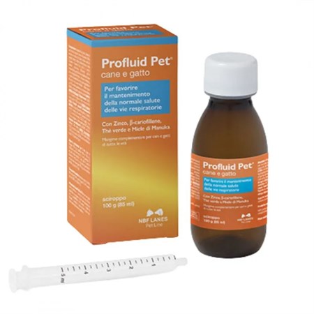 nbf lanes profluid pet sciroppo 100g 85 ml per cani e gatti