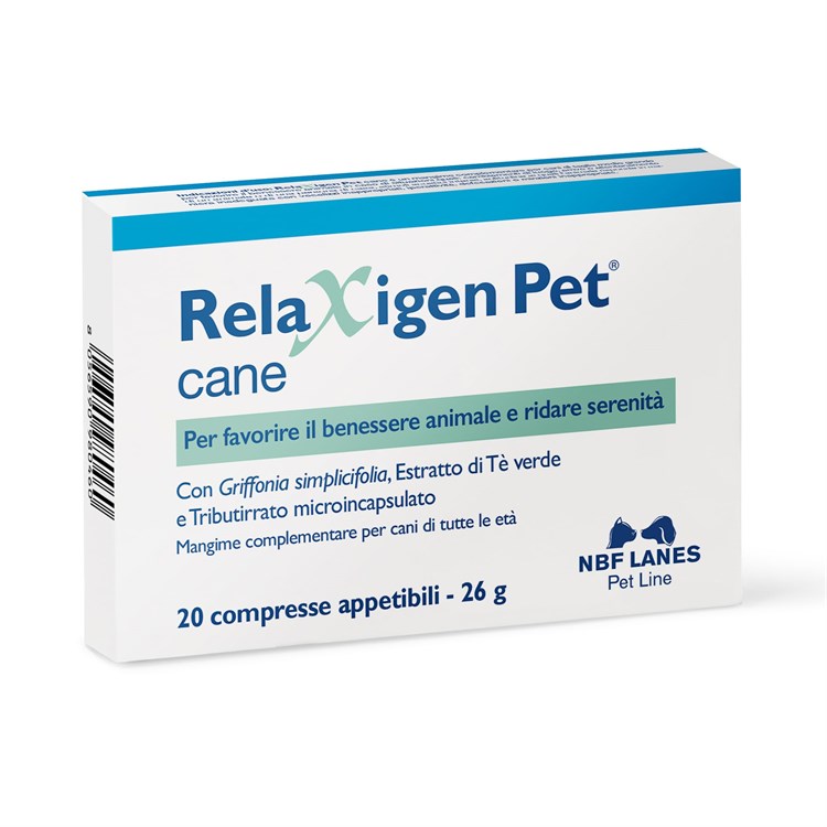 NBF Lanes Relaxigen Pet 20 Compresse per Cani