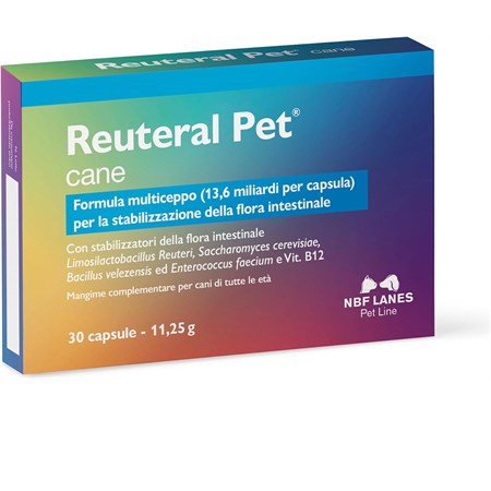 nbf lanes reuteral pet 30 capsule per cani