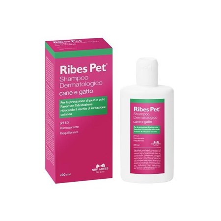 nbf lanes ribes pet shampoo balsamo dermatologico 200 ml