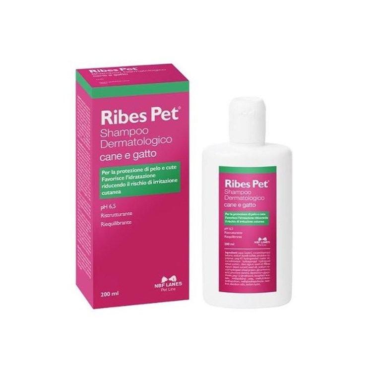 Nbf Lanes Ribes Pet Shampoo Balsamo Dermatologico 200 ml