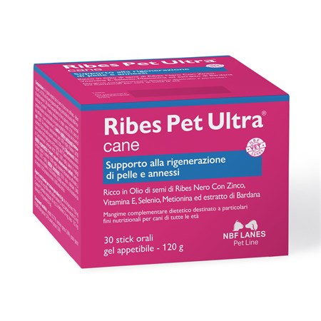 nbf lanes ribes pet ultra gel 30 bustine 4 gr per cani