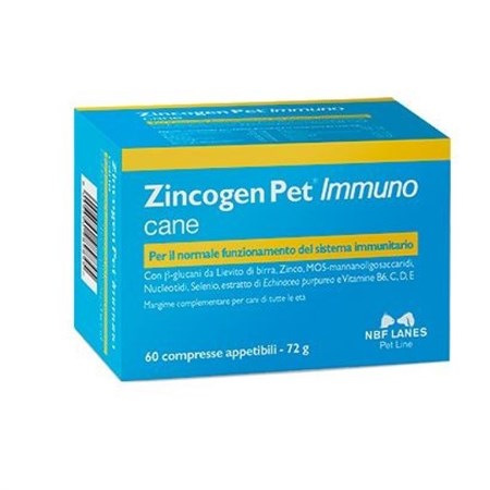 nbf lanes zincogen pet ultra 60 compresse per cani e gatti