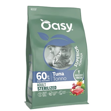oasy cat adult tonno 1 5 kg per gatti