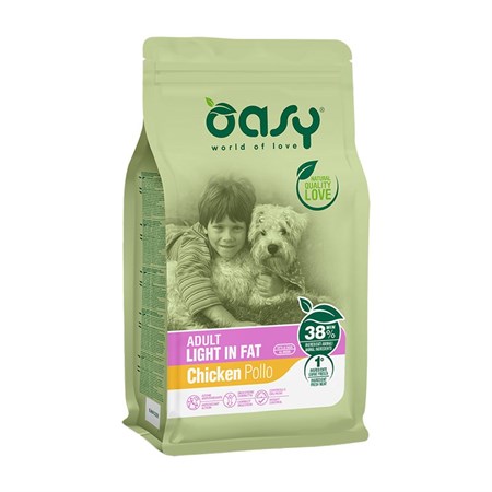 oasy dog adult light in fat pollo 3 kg 7601