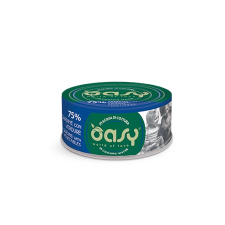 oasy more love sardine con verdure lattina 70 gr per gatti