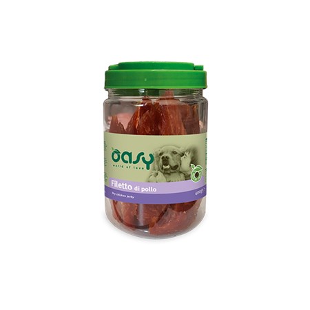 oasy snack filetto di pollo 400 g per cani