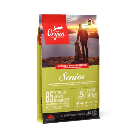 orijen senior 2 kg dog per cane anziano tutte le taglie