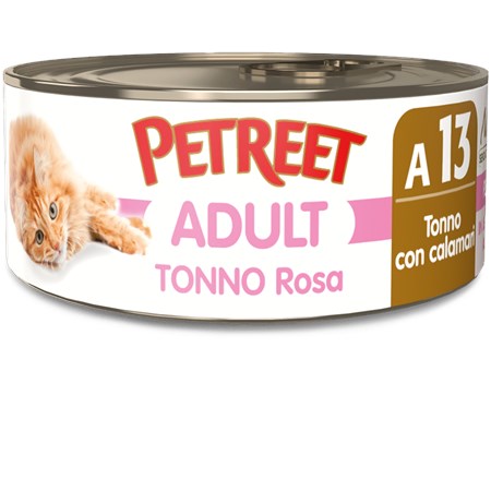 petreet 70 gr tonno rosa con calamari