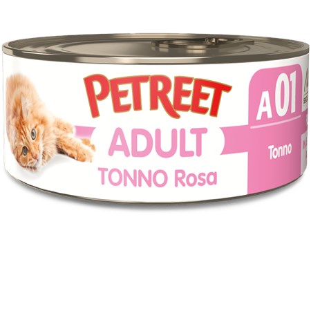 petreet 70 gr tonno rosa con gamberetti