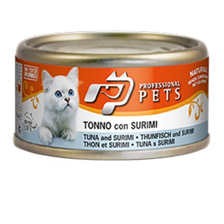 professional pets 70 gr tonno e surimi