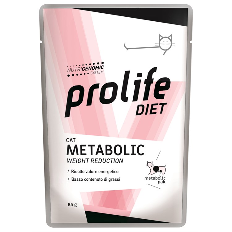 Prolife Cat Diet Metabolic Weight Reduction 85 gr Umido Gatto