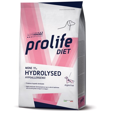 Prolife Diet Mini Hydrolysed Hypoallergenic 5 kg Crocchette Per Cani DANNEGGIATO in Cani
