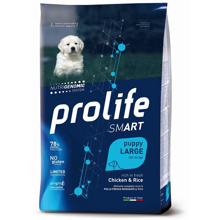 Prolife Dog Smart Puppy Large Pollo e Riso 10 kg (Chicken Rice)